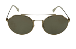 Fendi Gafas de Sol,Metal,Dorado,M0021,Case,3*
